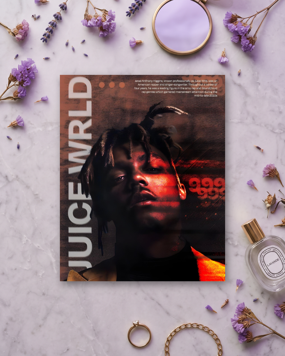 Cuadro personalizado categoría Música, en vinilo sobre madera