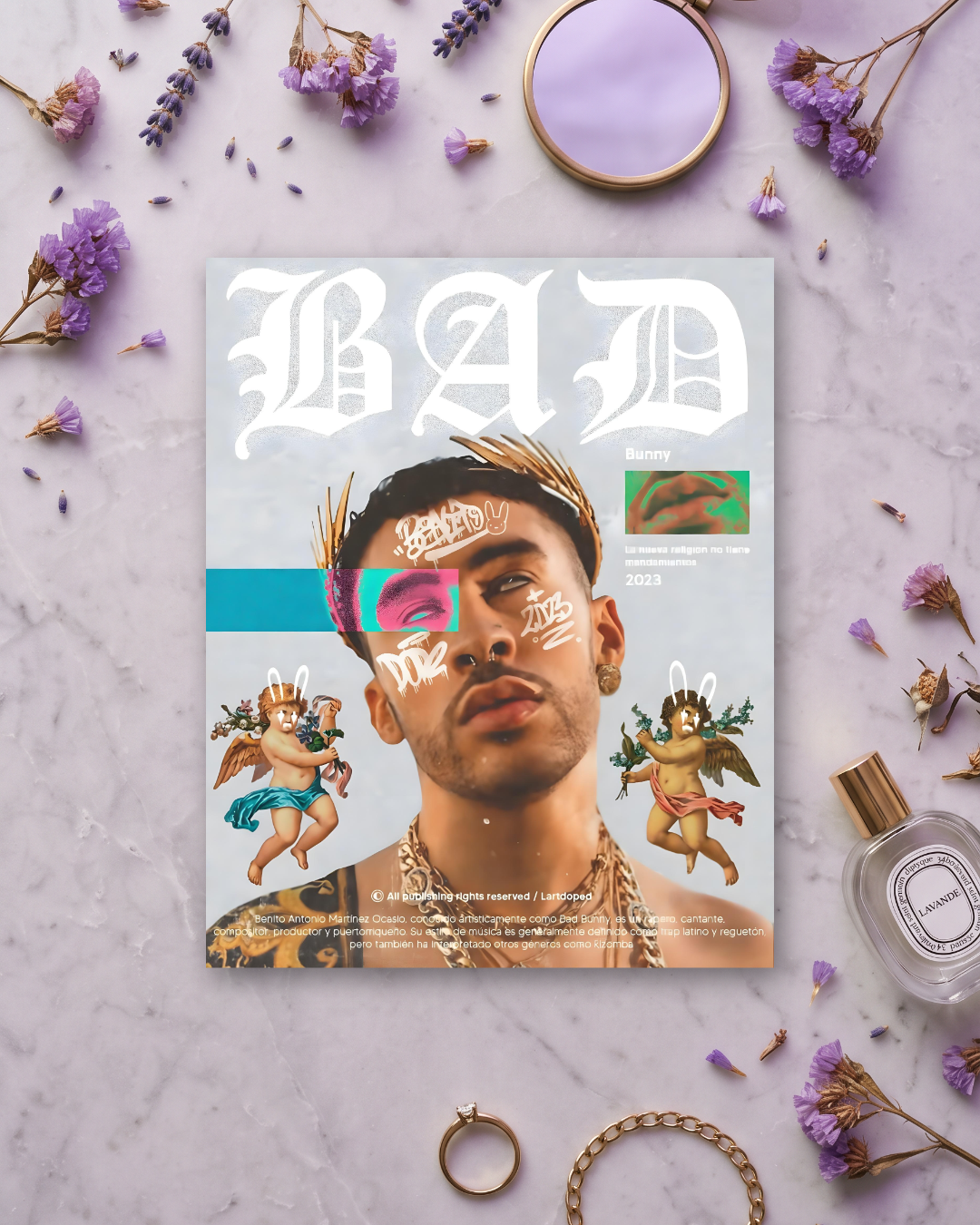 Cuadro personalizado categoría Música, en vinilo sobre madera